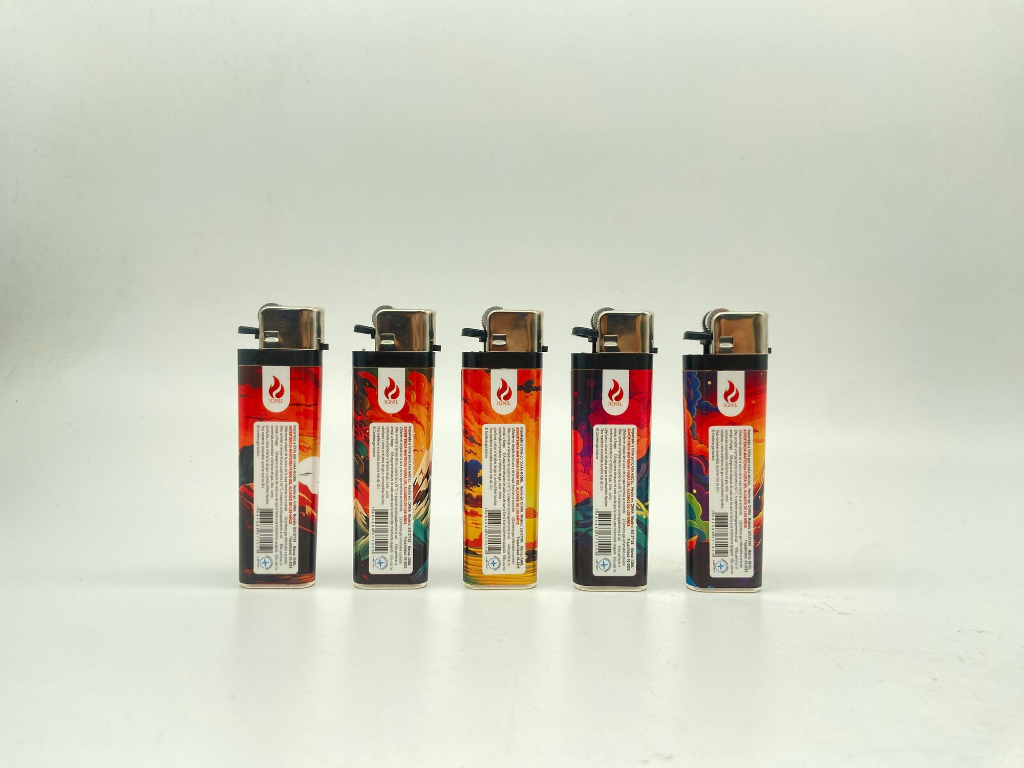 Encendedor Clásico con Diseño Artístico de Paisajes 50X