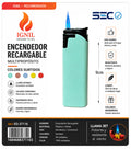 ENCENDEDOR LLAMA JET CON GRIP MATTE